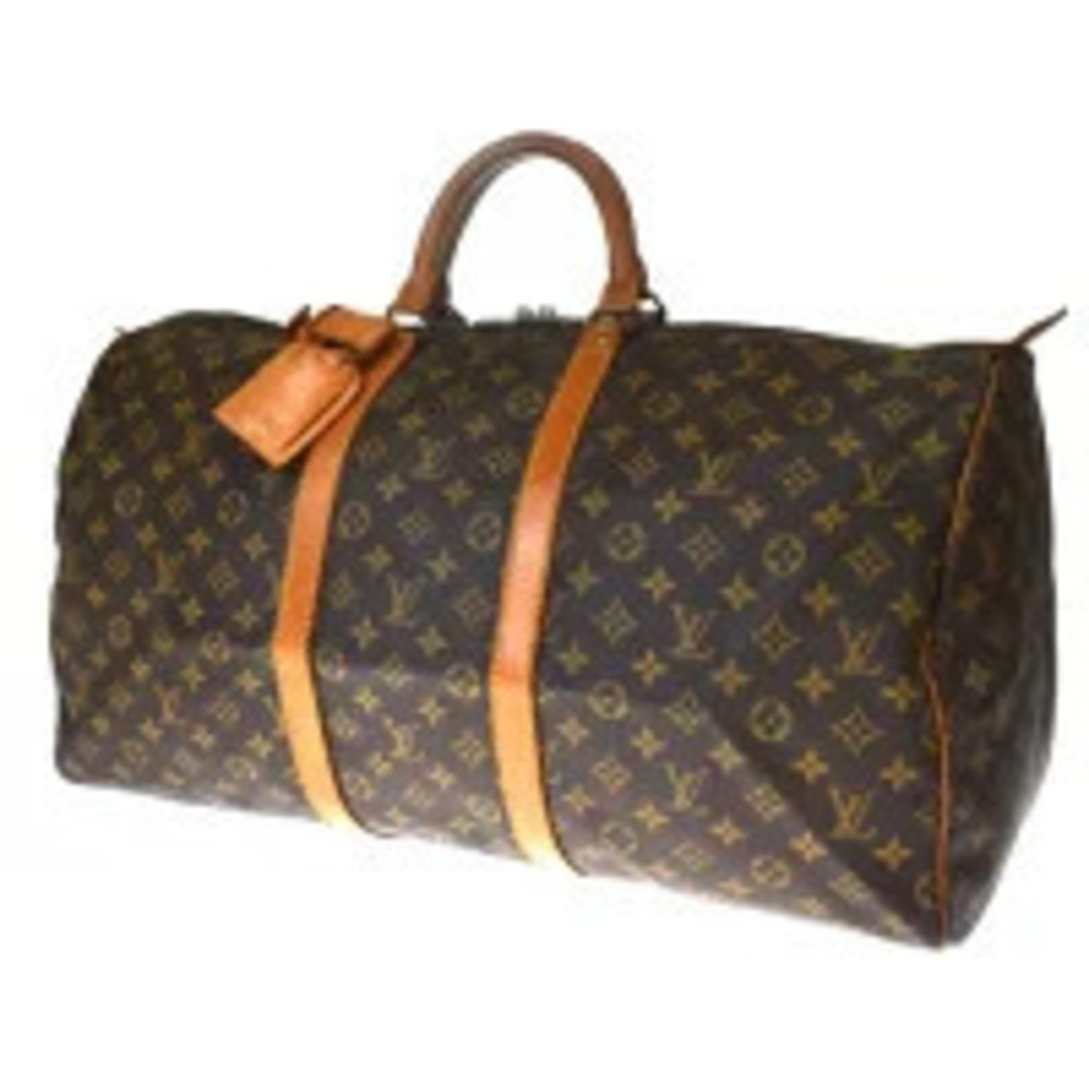 Louis Vuitton Keepall Boston Bag Handbag Travel Monogram Leather